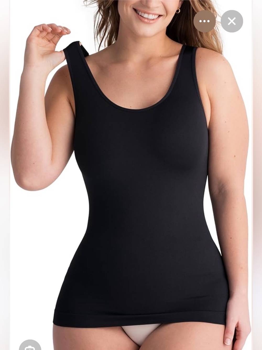 Shapermint Essentials All Day Every Day Tank Cami - NAVY size Large